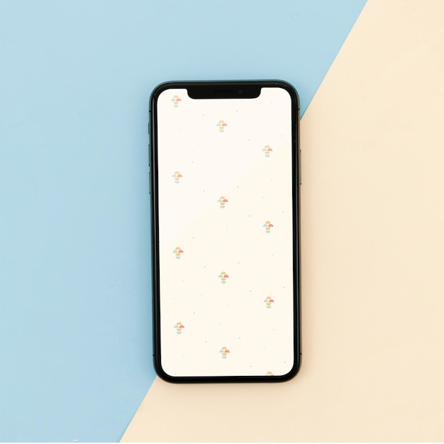Vintage-Muster Retro-Creme-Wallpaper für das Handy