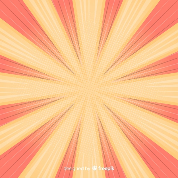 Vintage Sunburst Hintergrund