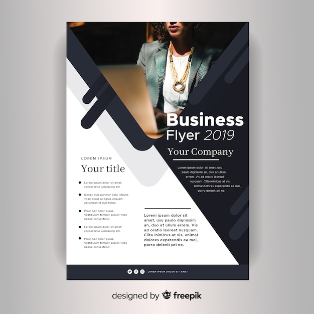 Vorlage corporate business flyer