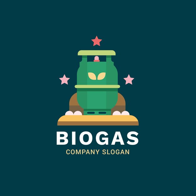 Vorlage für das Biogas-Logo der Industrie