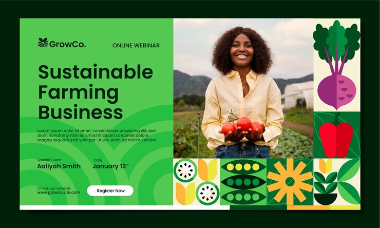 Vorlage für ein Webinar für landwirtschaftliche Unternehmen