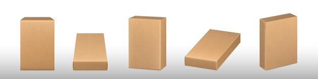 Vorlage für Verpackungen aus Kraftkarton