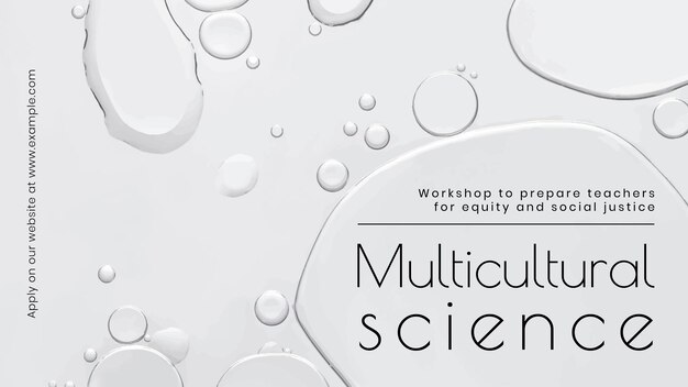 Vorlage für Wissenschaft und Bildung, Präsentationsvektor