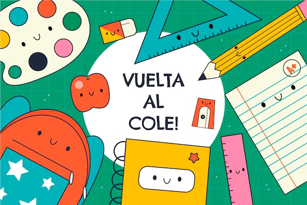 Vuelta al cole Hintergrund