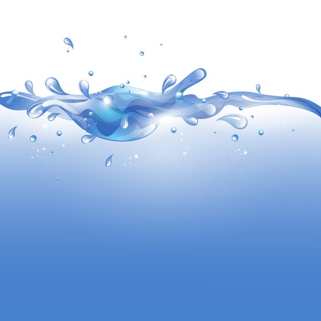 Wasser Hintergrund Illustration