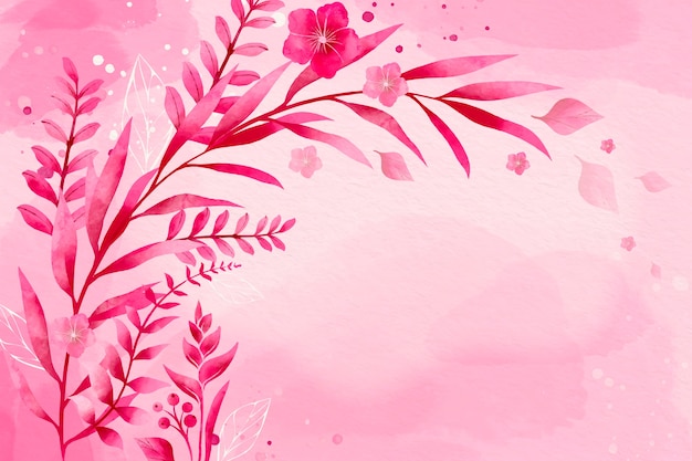 Wasserfarbener heißrosa Hintergrund