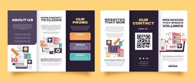 Webdesign-Marketingbroschüre