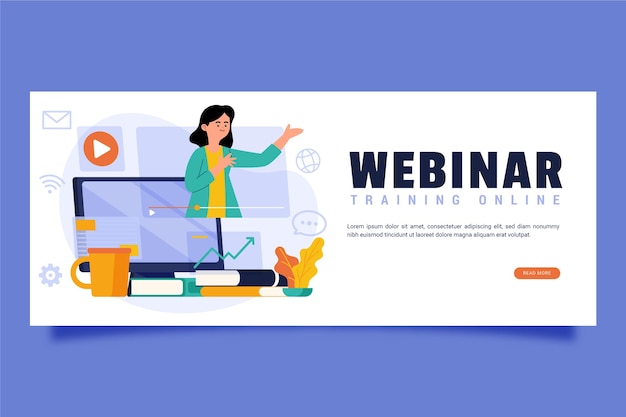 Webinar Banner Vorlage