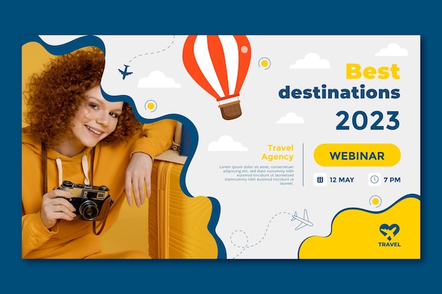 Webinar-vorlage für reisebüros