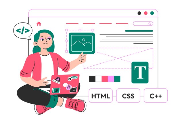 Website-Designer-Konzept-Illustration