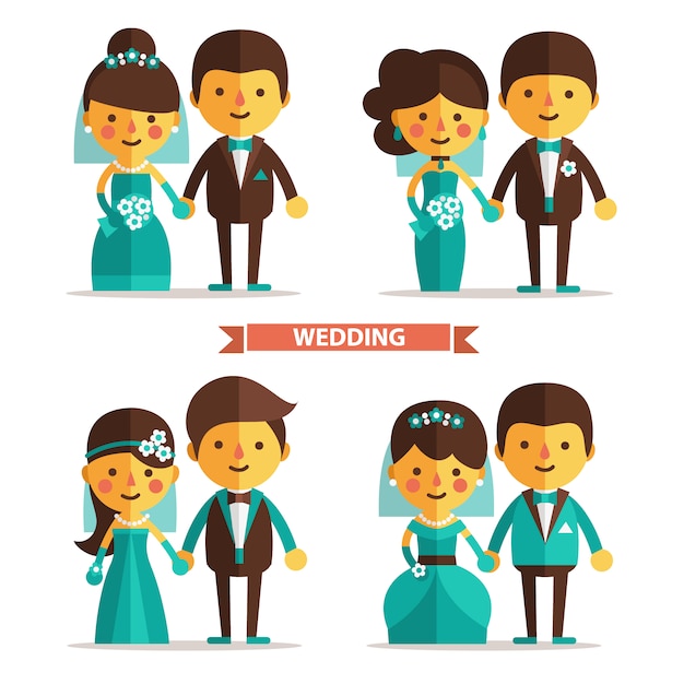 Wedding couple design