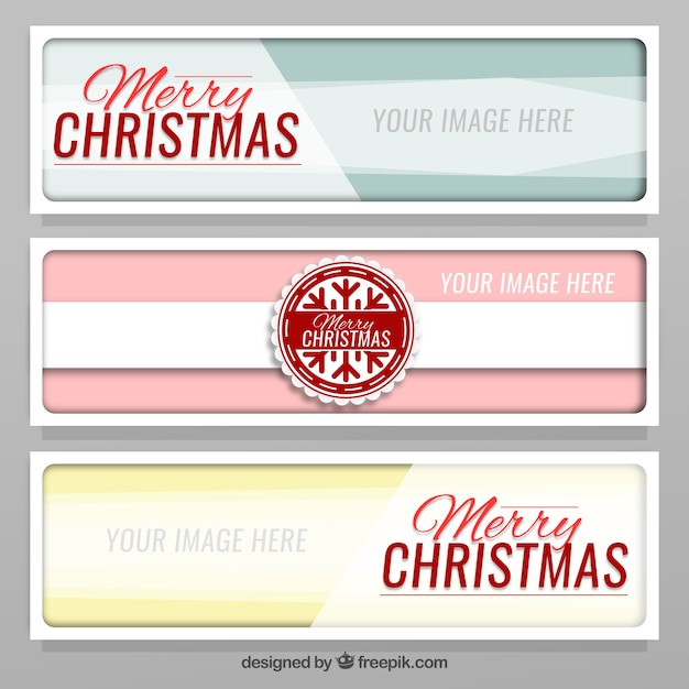 Weihnachten banner mit details