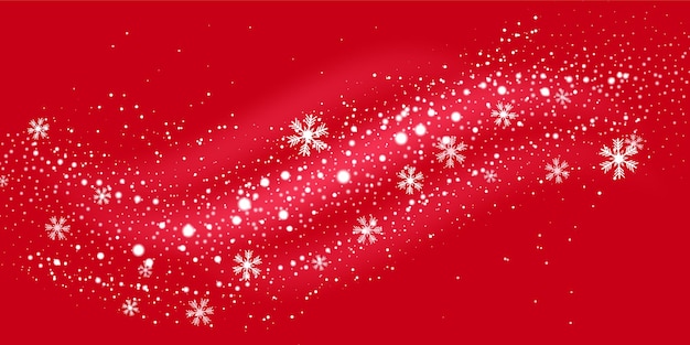 Kostenloser Vektor weihnachten schneebedecktes banner-design