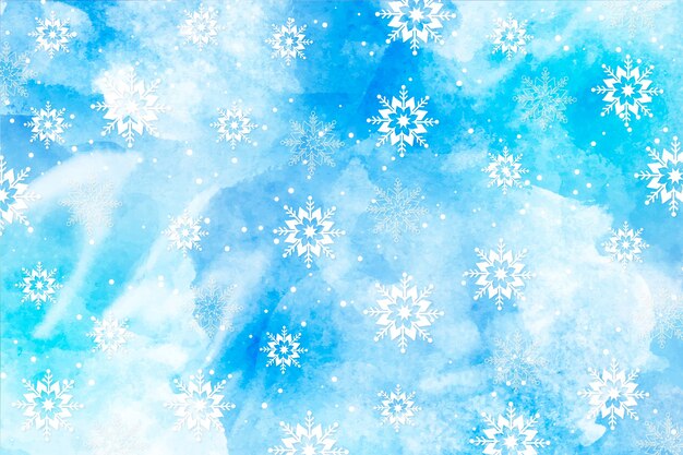 Weihnachtshintergrund im Aquarell