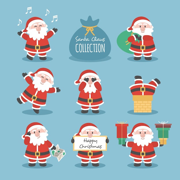 Weihnachtsmann-sammlung