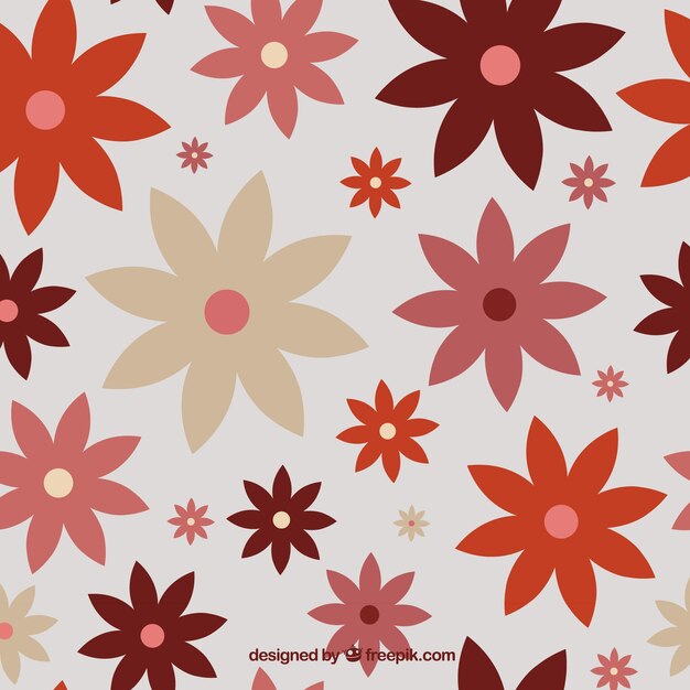 Weinlese-Blumen-Muster