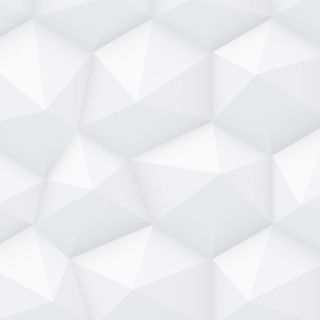 Kostenlose Vektor weiß polygonal abstrakten hintergrund