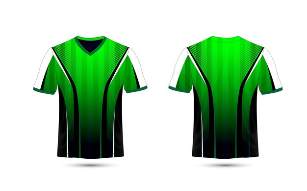 Weiss Und Schwarz Layout E Sport T Shirt Design Vorlage Premium Vektor