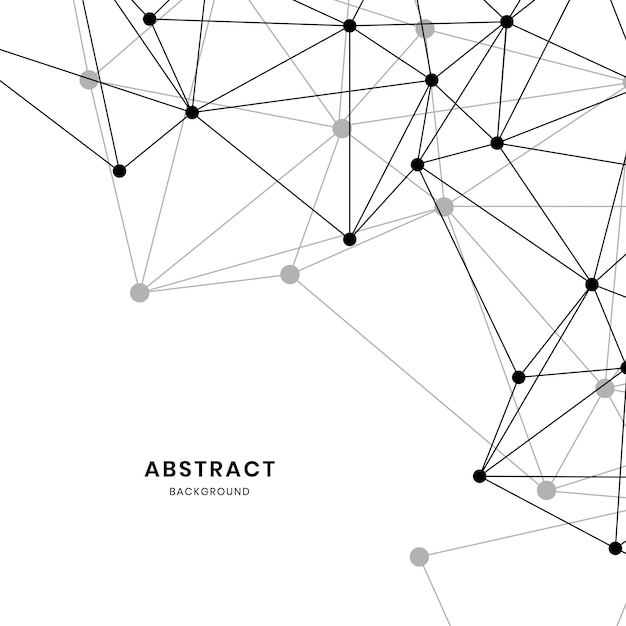 Weiße neuronale Netzillustration