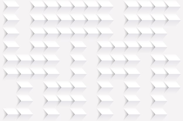 Weißer abstrakter Hintergrund im 3D-Papierstil