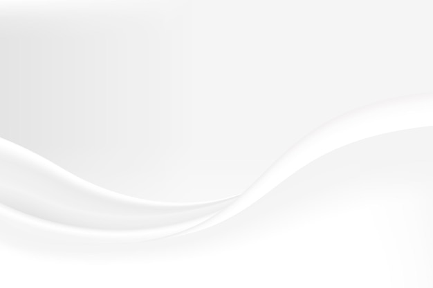 Weißer Desktop-Hintergrund, minimaler abstrakter Designvektor