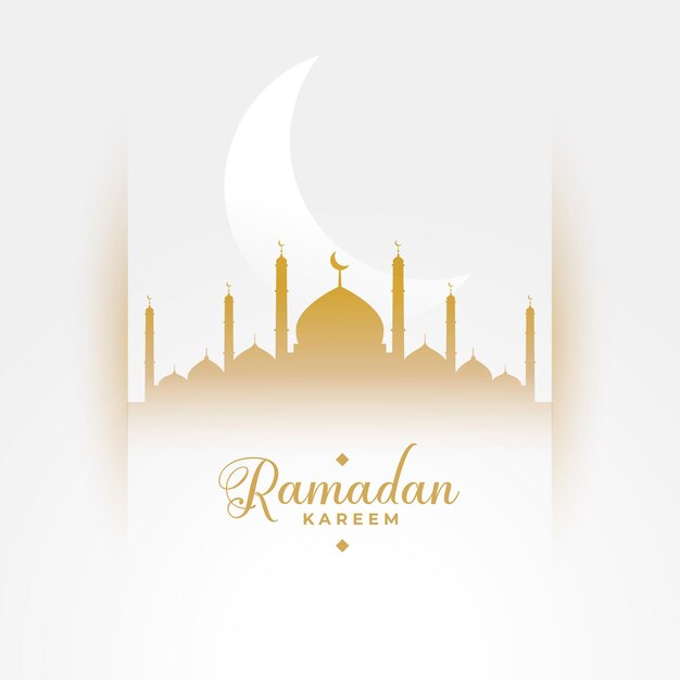 Weißer Hintergrund der Ramadan-Kareem-Kultursaison