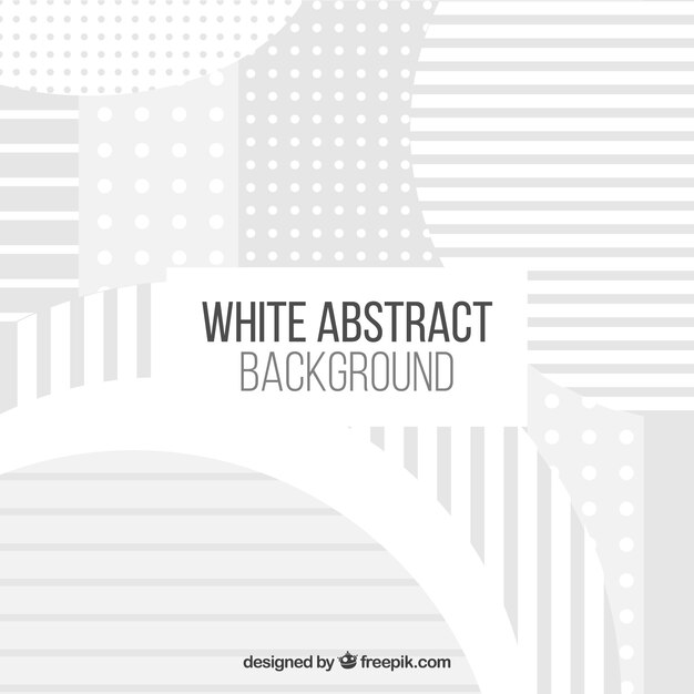 Weißer Hintergrund mit abstraktem Design