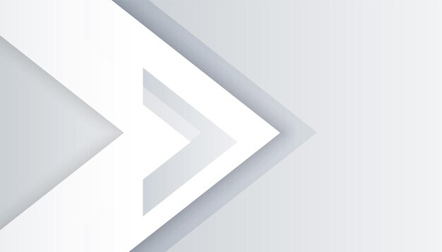 Weißes Hintergrunddesign im Pfeilstil