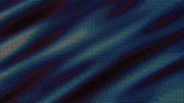 Wellen bunter Punkte Digitaler Datenspritzer des Punktarrays Futuristisches, glattes Glitch-UI-Element