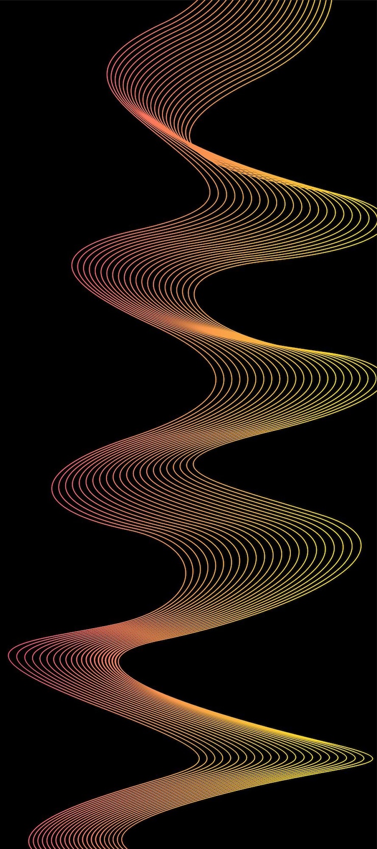 Kostenlose Vektor welliger hintergrund farbiger gradient