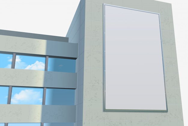 Werbe Blank Billboard