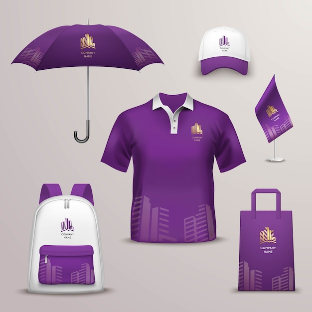 Werbeartikel Souvenirs Icons für Corporate Identity