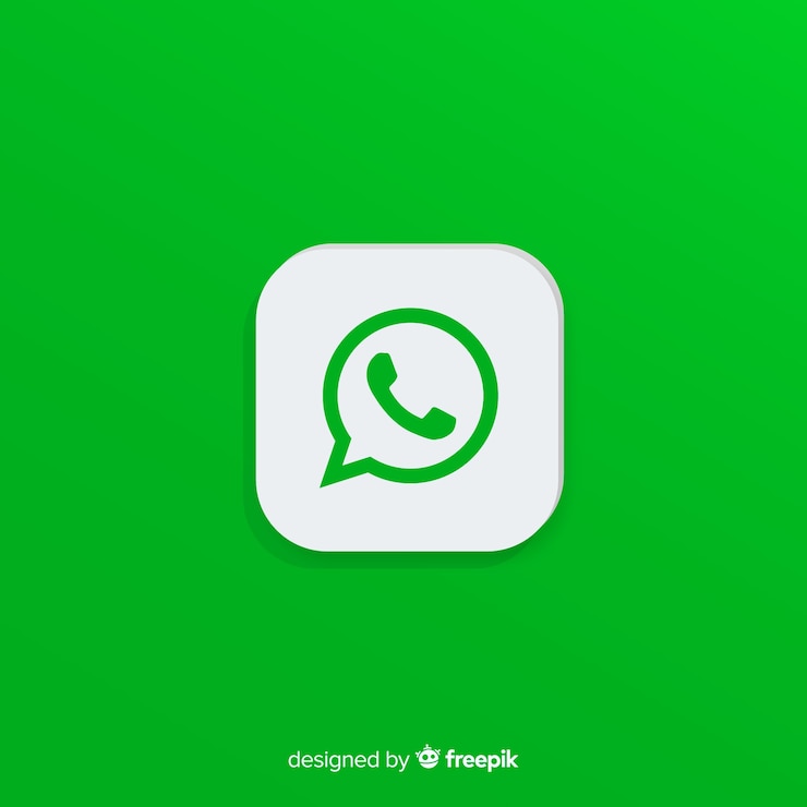 Kostenlose Vektor whatsapp icon design