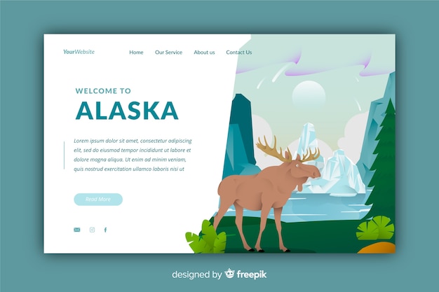 Willkommen auf der alaska landing page