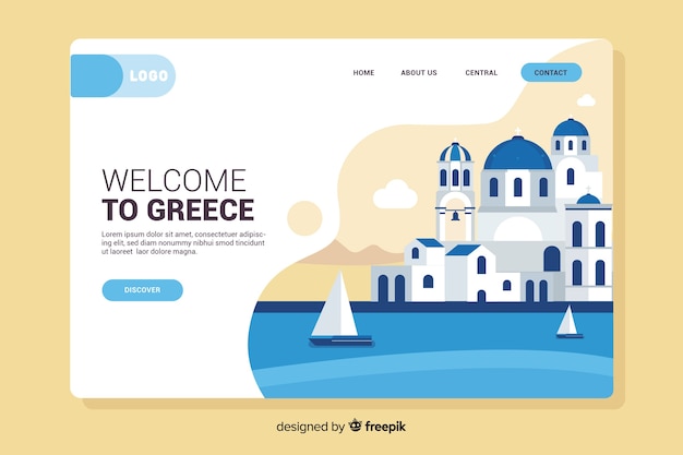 Willkommen auf der Griechenland Landing Page