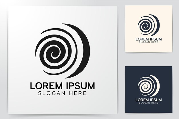 Wind Logo Designs Inspiration isoliert auf weißem Hintergrund