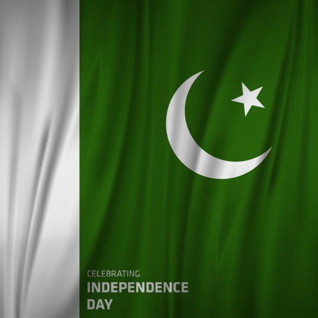 Winken pakistan-flagge