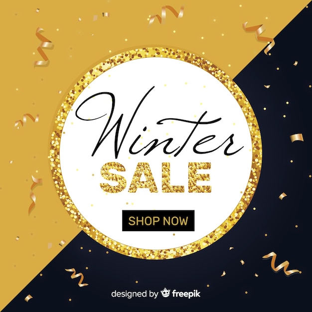 Winter sale hintergrund