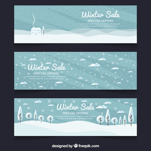 Winter-verkauf-banner