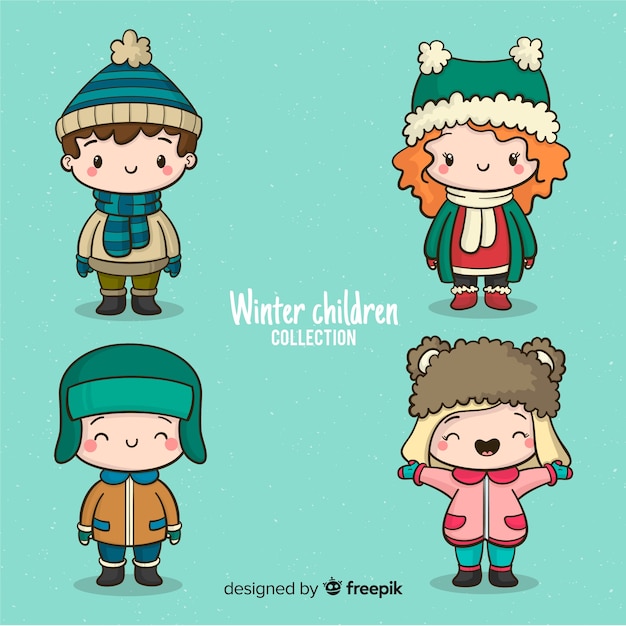 Winterkollektion für kinder