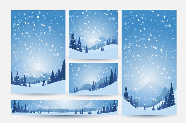 Bilder Winterlandschaft Gratis Vektoren Fotos Und Psds