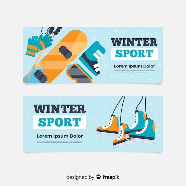 Wintersport-banner