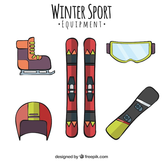 Wintersportausrüstung