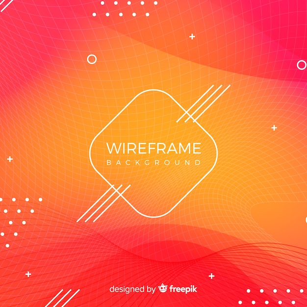 Wireframe-hintergrund