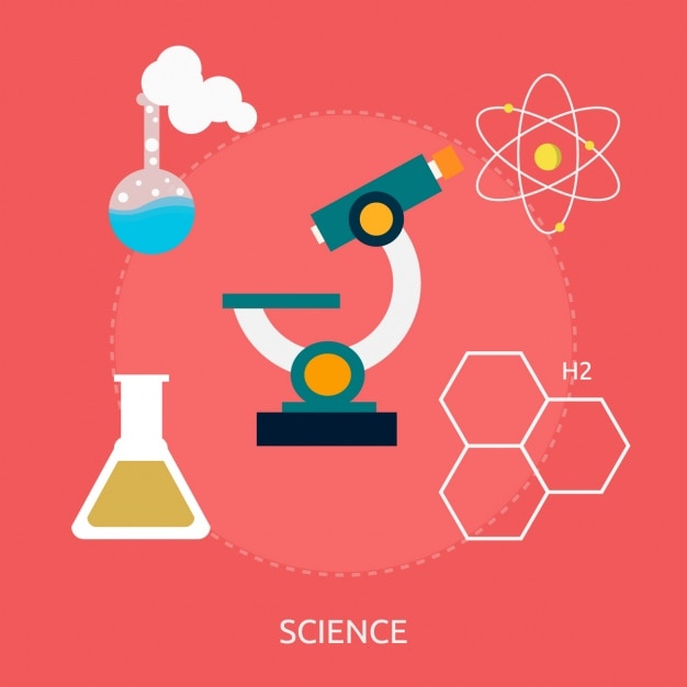 Wissenschaft design-elemente