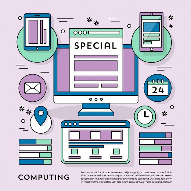 Wohnung Styled Social Media Icons