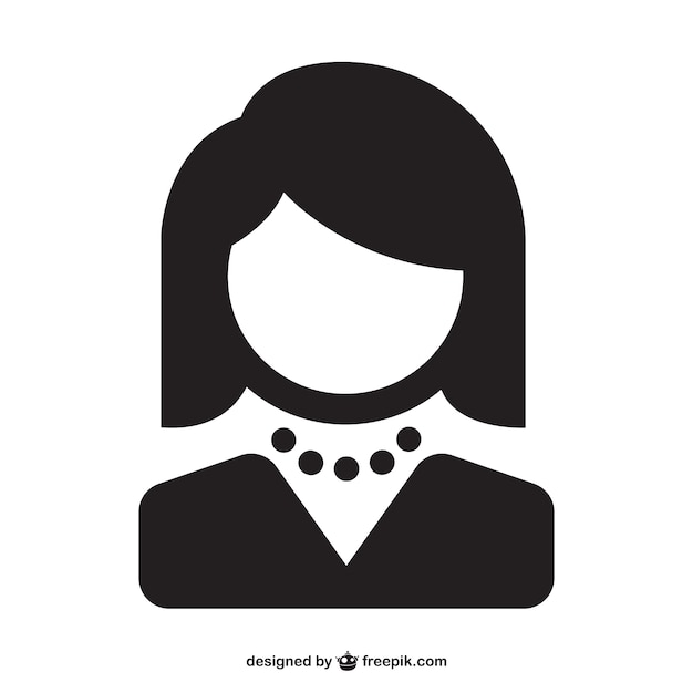 Kostenloser Vektor woman avatar