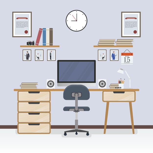 Workspace Hintergrund-Design