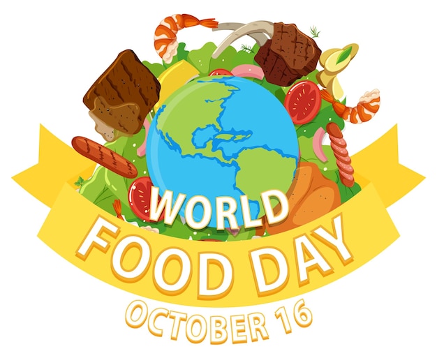 World food day banner vorlage