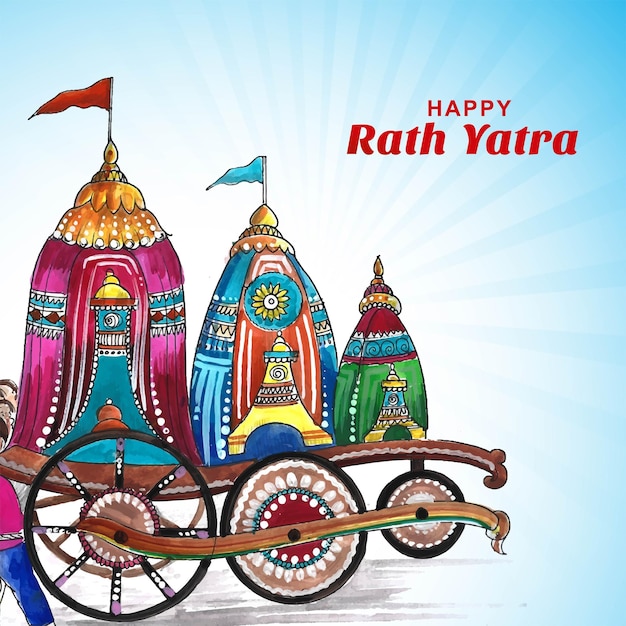 X9rath yatra festival für lord jagannath puri odisha festival hintergrund